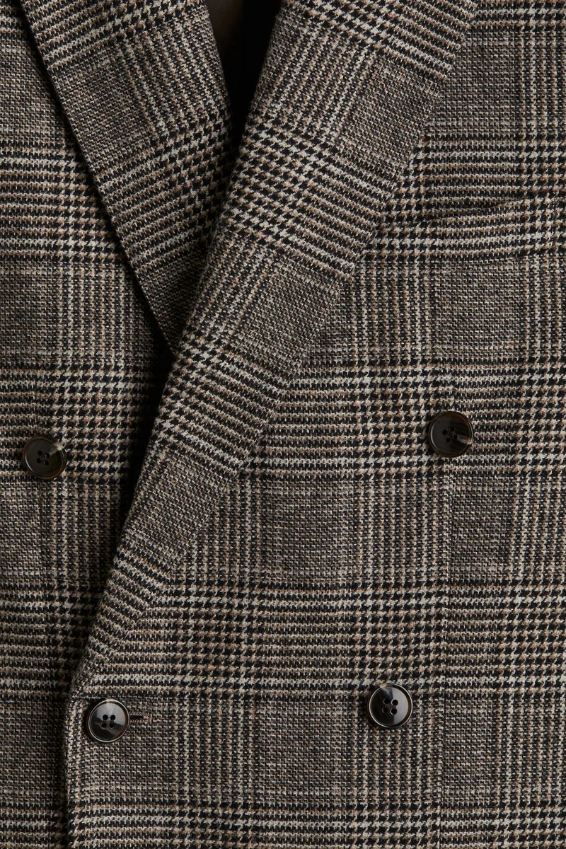 H&M  Regular Fit Wool-blend double-breasted jacket for Men | Best Price UAE
